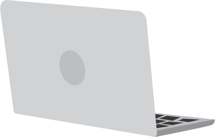 Illustration of laptop
